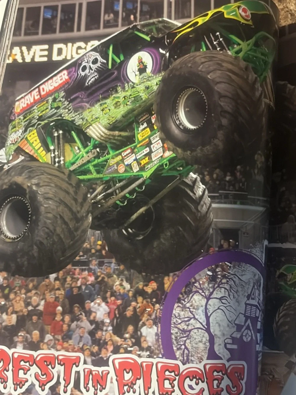 2011  Monster Jam Souvenir Yearbook - Red & Green Cover